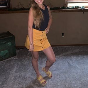 Yellow skirt